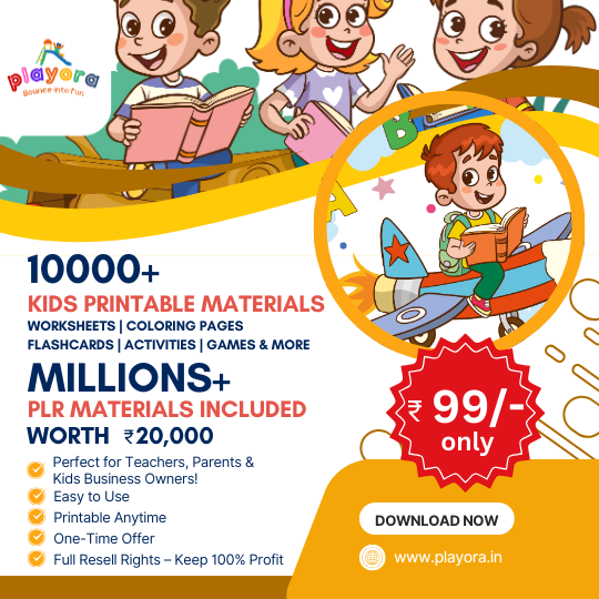 Playora Ultimate Kids Printables Bundle (10,000+ Sheets + PLR) - Image 3